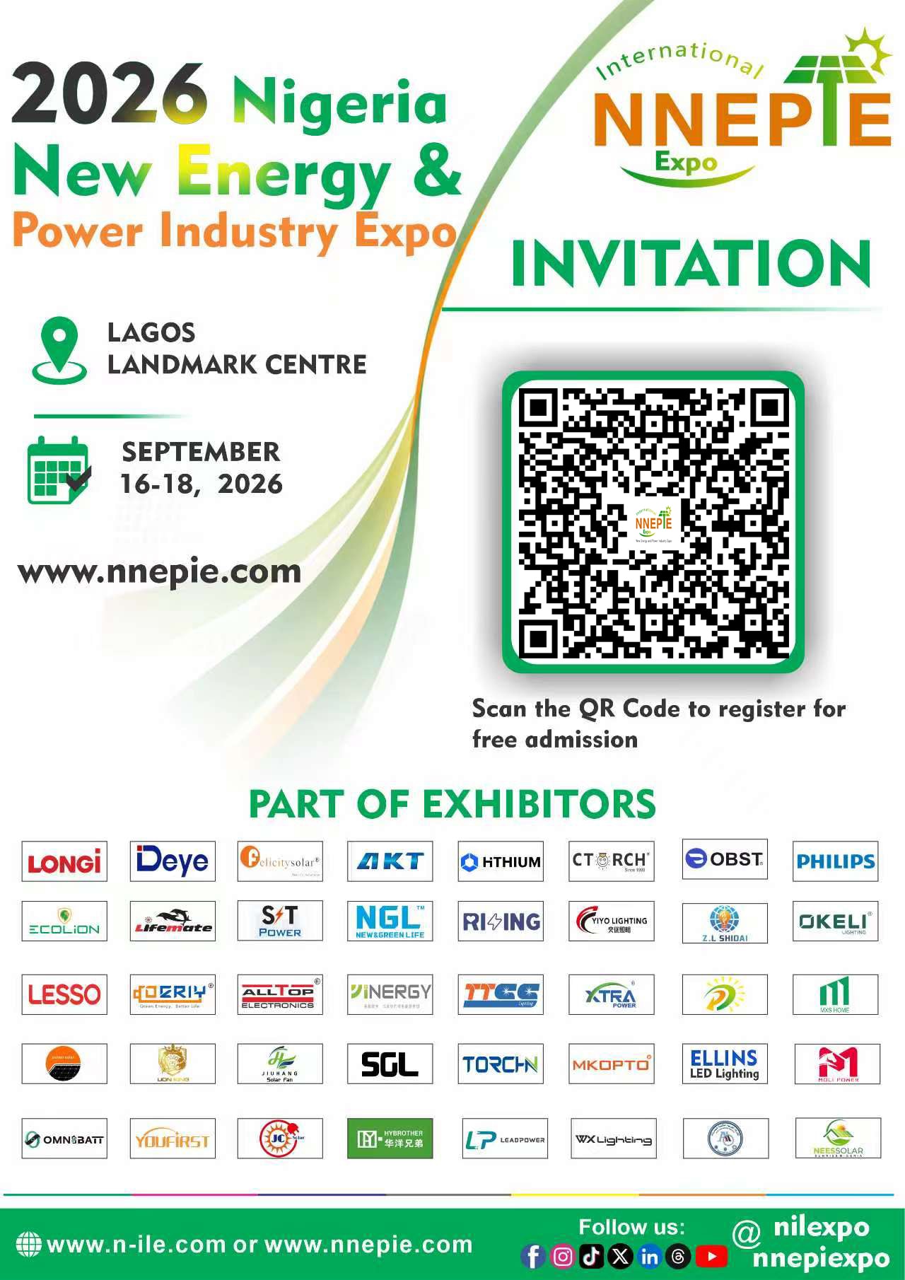 2026 Nigeria New Energy & Power Expo (NNEPIE 2026)